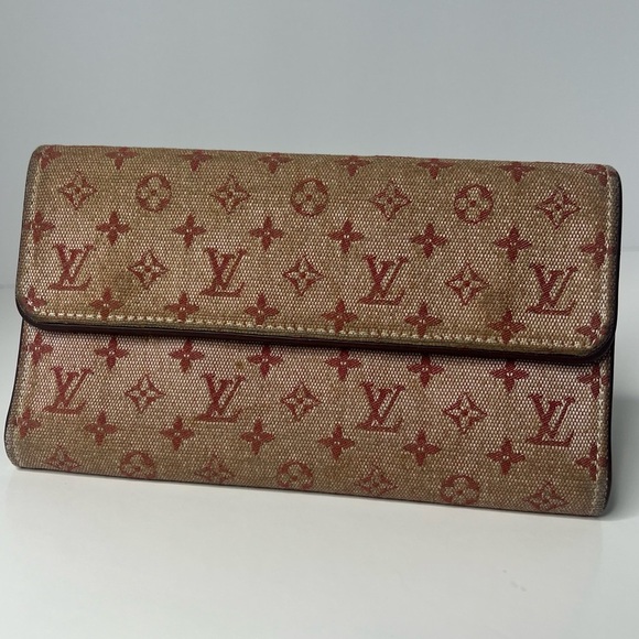 ♥️LOUIS VUITTON Monogram Mini Portotrezole Long Wallet RARE!! ❤️ - Picture 1 of 11